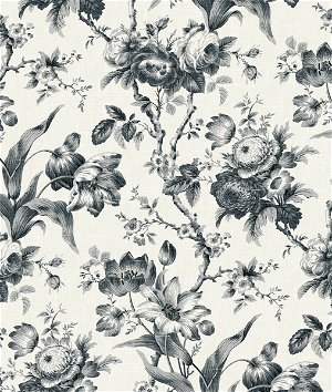 Seabrook Designs En Rose Poppy Seed Wallpaper