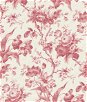 Seabrook Designs En Rose Cranberry Wallpaper