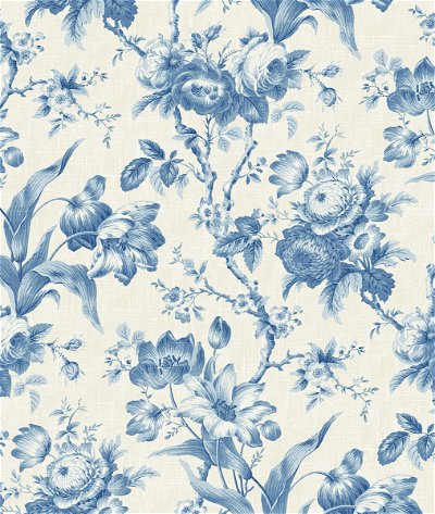 Seabrook Designs En Rose Blue Bell Wallpaper