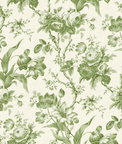 Seabrook Designs En Rose Pomme Wallpaper