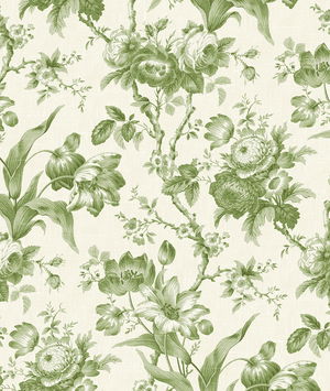 Seabrook Designs En Rose Pomme Wallpaper