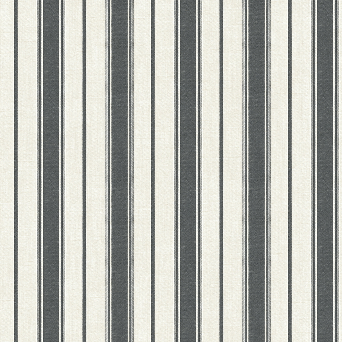 Seabrook Designs Eliott Linen Stripe Poppy Seed Wallpaper image 1 of 3