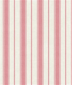 Seabrook Designs Eliott Linen Stripe Cranberry Wallpaper