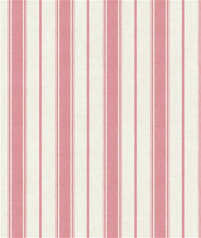Seabrook Designs Eliott Linen Stripe Cranberry Wallpaper