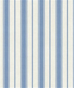 Seabrook Designs Eliott Linen Stripe Blue Bell Wallpaper