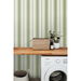 Seabrook Designs Eliott Linen Stripe Pomme Wallpaper thumbnail image 3 of 3