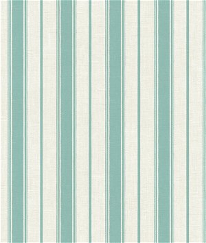 Seabrook Designs Eliott Linen Stripe Minty Meadow Wallpaper
