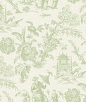 Seabrook Designs Colette Chinoiserie Herb Wallpaper