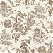 Seabrook Designs Colette Chinoiserie Hickory Smoke Wallpaper thumbnail image 1 of 3