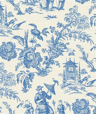 Seabrook Designs Colette Chinoiserie Denim Wash Wallpaper