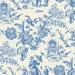 Seabrook Designs Colette Chinoiserie Denim Wash Wallpaper thumbnail image 1 of 3