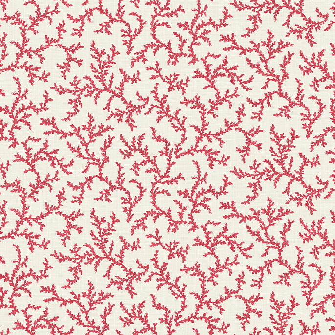 Seabrook Designs Corail Antique Ruby Wallpaper image 1 of 2