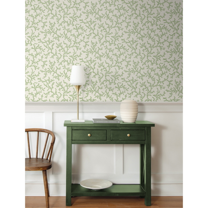 Seabrook Designs Corail Herb Wallpaper image 2 of 2