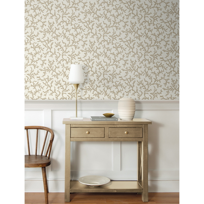 Seabrook Designs Corail Driftwood Wallpaper image 2 of 2
