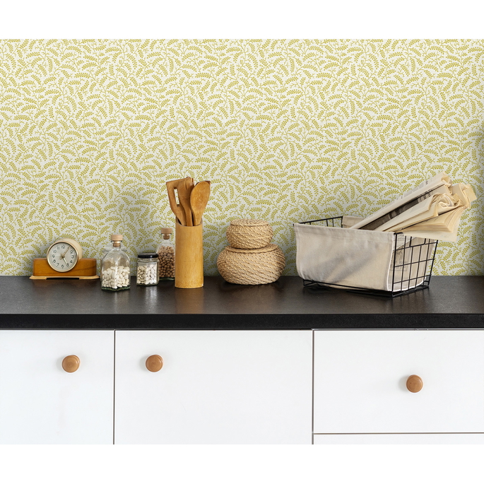 Seabrook Designs Cossette Dandelion Wallpaper image 2 of 2