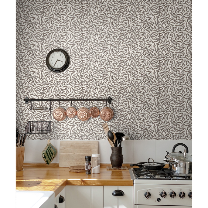Seabrook Designs Cossette Hickory Smoke Wallpaper image 2 of 3