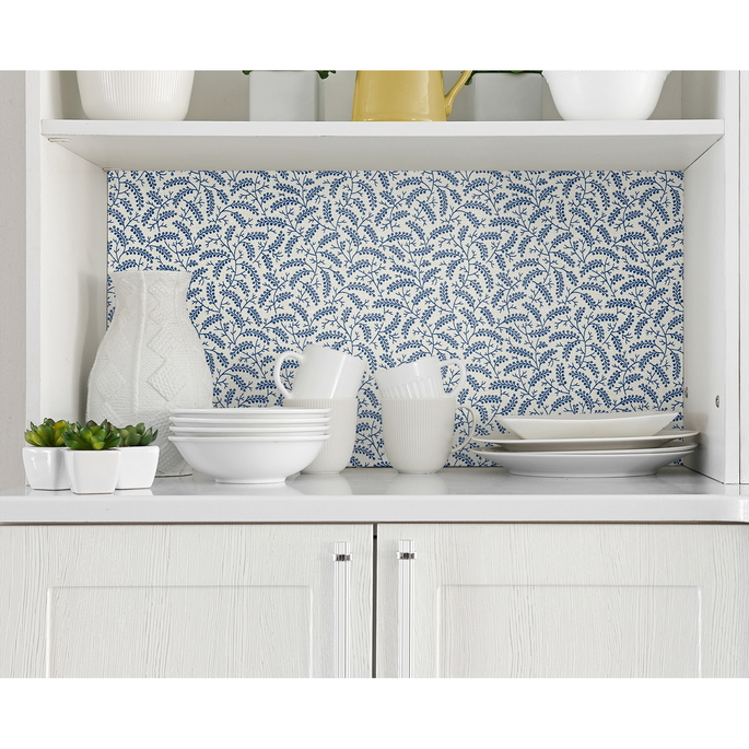 Seabrook Designs Cossette Denim Wash Wallpaper image 2 of 2