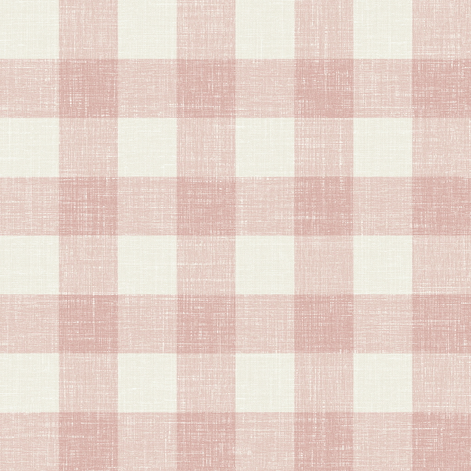 Seabrook Designs Bebe Gingham Rustic Rouge Wallpaper image 1 of 2