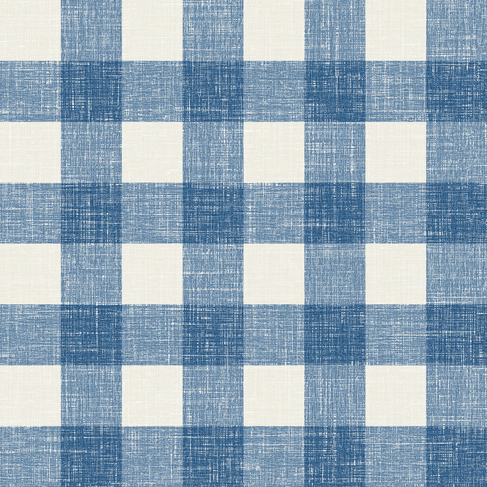Seabrook Designs Bebe Gingham Denim Wash Wallpaper image 1 of 3