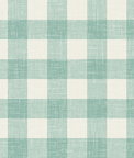 Seabrook Designs Bebe Gingham Minty Meadow Wallpaper