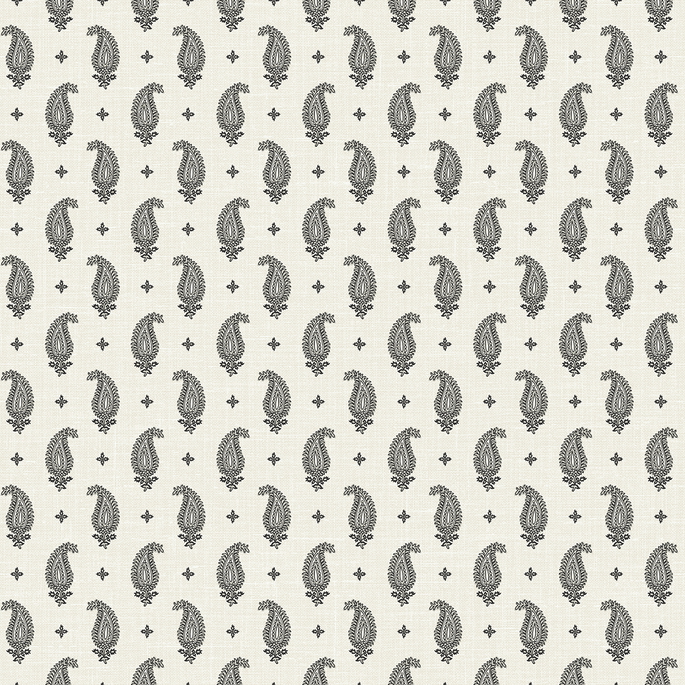 Seabrook Designs Maia Paisley Poppy Seed Wallpaper image 1 of 3