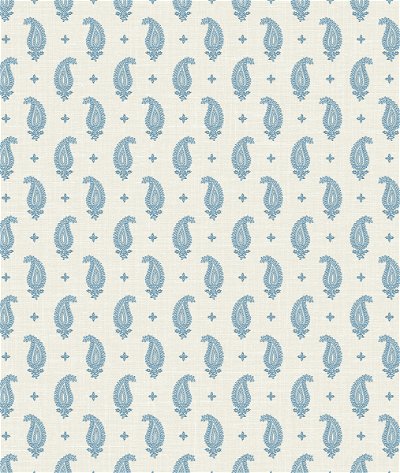 Seabrook Designs Maia Paisley Bleu Bisque Wallpaper