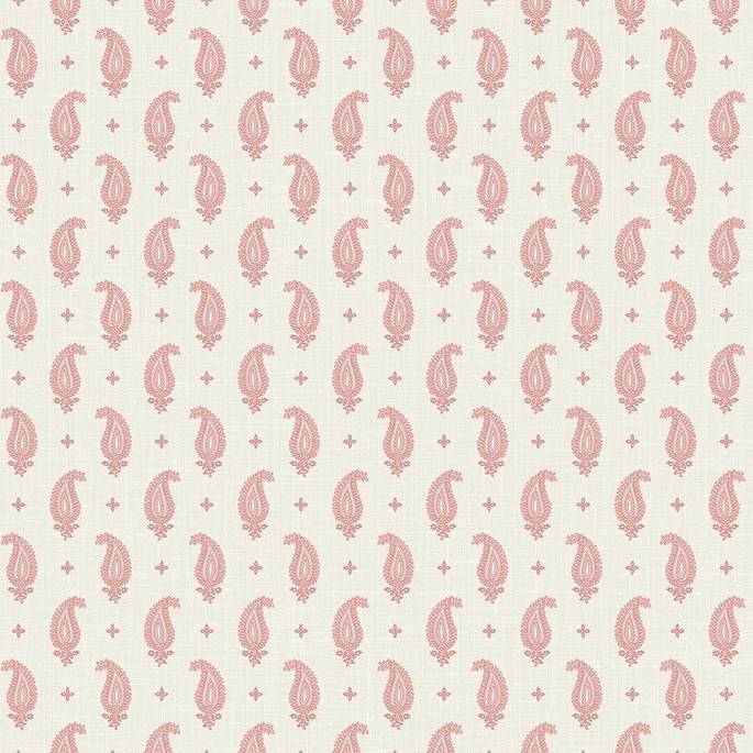 Seabrook Designs Maia Paisley Rustic Rouge Wallpaper image 1 of 3