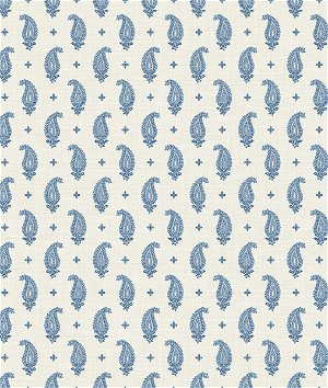 Seabrook Designs Maia Paisley French Blue Wallpaper
