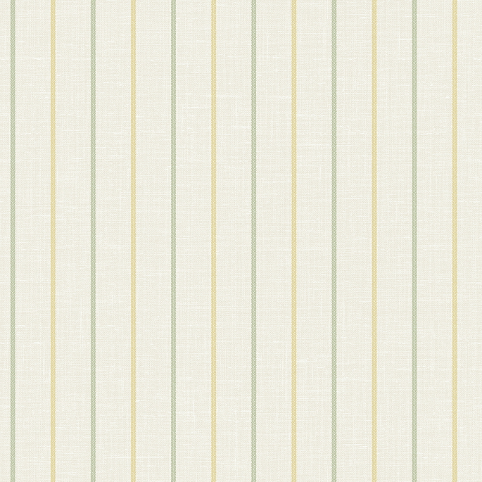 Seabrook Designs Andree Stripe Dandelion &amp; Pomme Wallpaper image 1 of 3