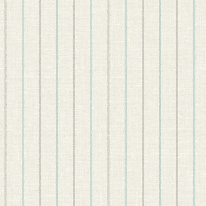 Seabrook Designs Andree Stripe Summer Sky &amp; French Blue Wallpaper image 1 of 3