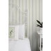 Seabrook Designs Andree Stripe French Blue &amp; Pomme Wallpaper thumbnail image 3 of 3