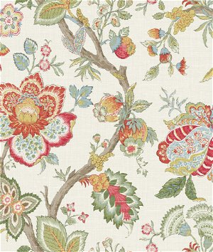 Seabrook Designs Bernadette Linen Pomme & Antique Ruby Fabric