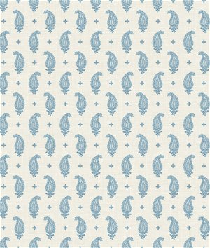 Seabrook Designs Maia Linen Blue Bisque Fabric