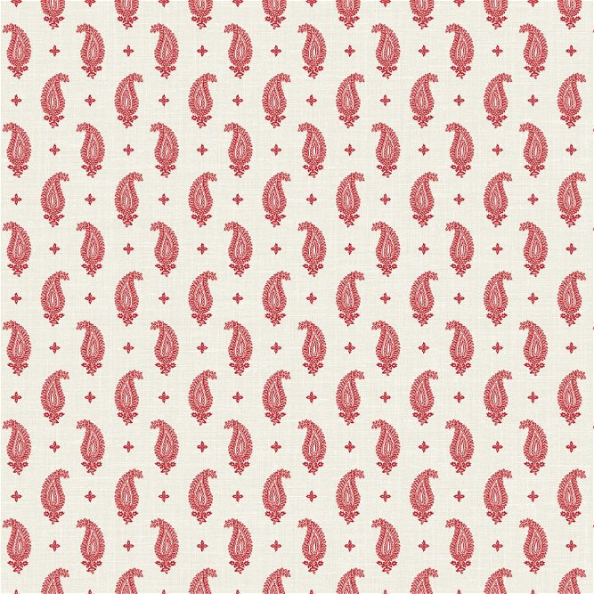 Seabrook Designs Maia Linen Rustic Rouge Fabric