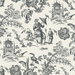 Seabrook Designs Chinoiserie Linen Poppy Seed Fabric