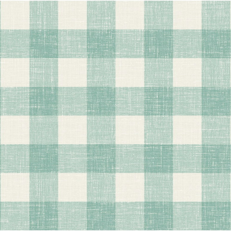 Seabrook Designs Bebe Linen Minty Meadow Fabric