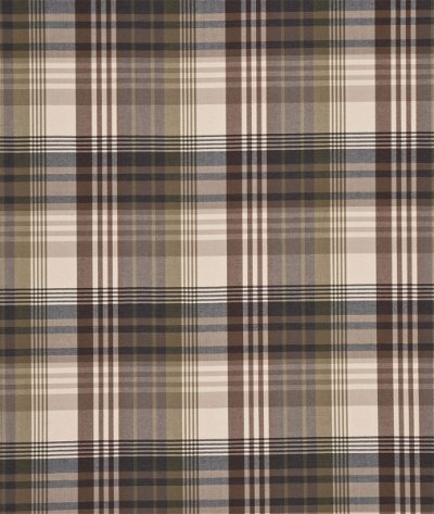 Mulberry Ancient Tartan Charcoal/Gold Fabric