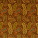 Mulberry Peregrine Paisley Velvet Spice Fabric