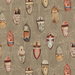 Mulberry Babouches Antique Fabric