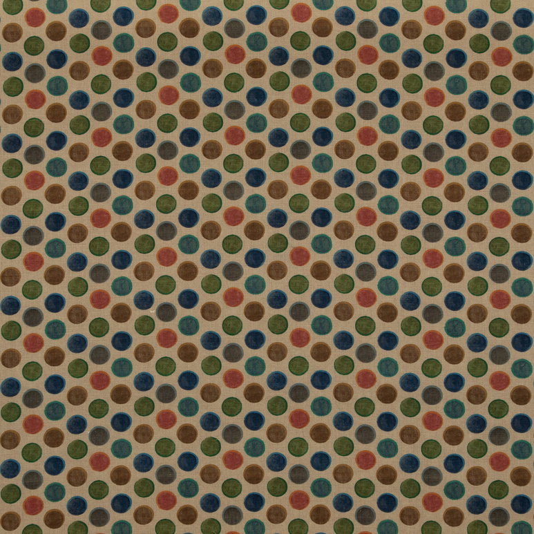 Mulberry Croquet Teal Fabric