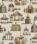 Mulberry Follies Plum Fabric