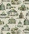 Mulberry Follies Emerald Fabric