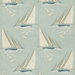 Mulberry Round The Island Blue Fabric
