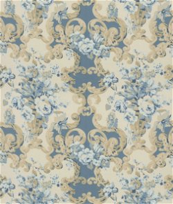 Mulberry Floral Rococo Blue