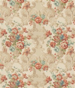 Mulberry Floral Rococo Red/Green