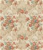 Mulberry Floral Rococo Red/Green Fabric