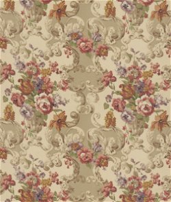 Mulberry Floral Rococo Red/Plum