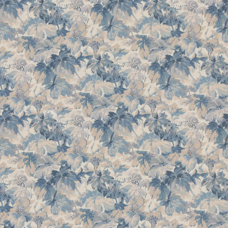 Mulberry Country Walk Blue Fabric