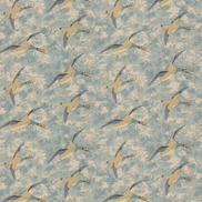 Mulberry Forest Ducks Blue Fabric