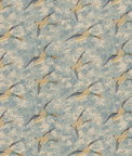 Mulberry Forest Ducks Blue Fabric